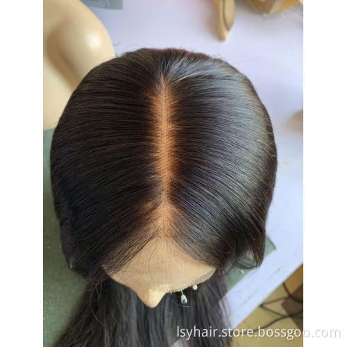 Fake Scalp Bleached Invisible Knot Deep Parting 13x4 Lace Front Human Hair Wigs, Wholesale Virgin Hair Vendors Lace Frontal Wig
